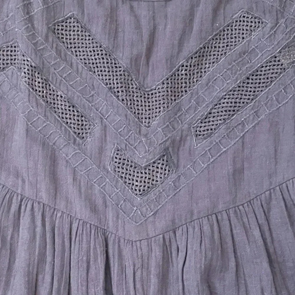 Volcom Women’s Bangalow Summer 100% Cotton Romper Size XS Purple Beach Coverup - Picture 2 of 8